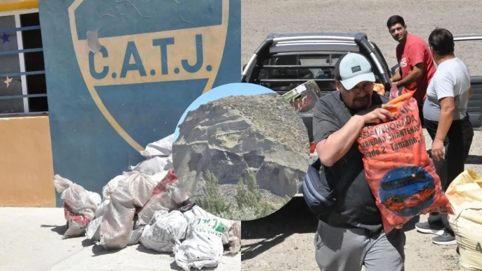 El Club Talleres Juniors aloja y asiste a vecinos evacuados por el desplazamiento del cerro Hermitte