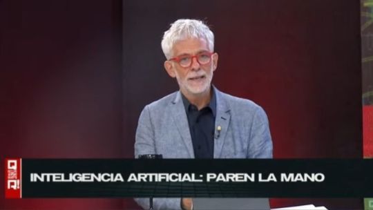 El divulgador Claudio Martínez habló en “QR!” sobre la IA: “Al futuro no se lo detiene, al futuro no se lo conduce”