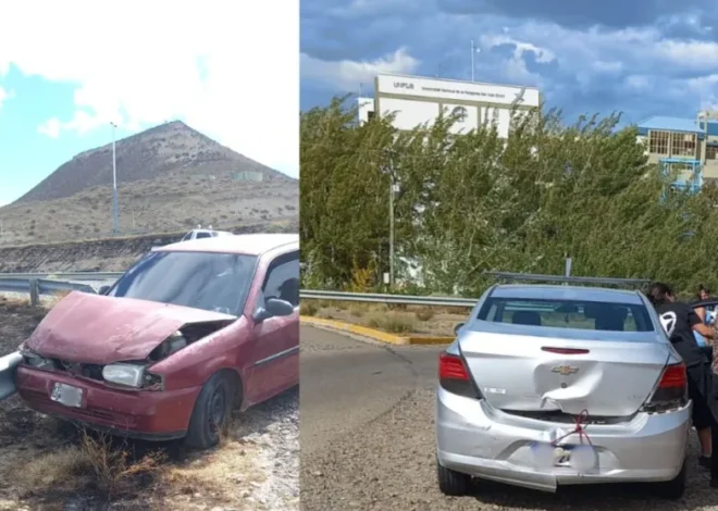 Choque en la rotonda de Kilómetro 5