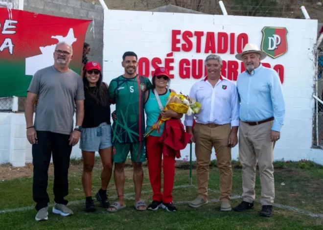 Othar acompañó al Club Deportivo Portugués en la imposición del nombre “José Guerreiro” a su estadio