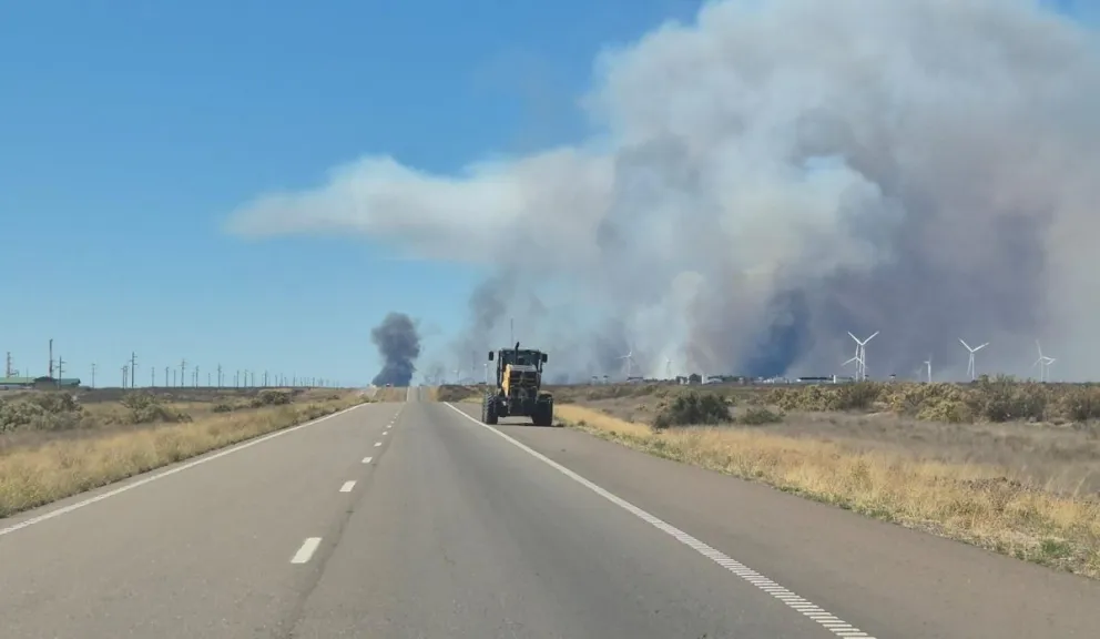 Vialidad Nacional rehabilitó el tránsito en el tramo Trelew – Puerto Madryn