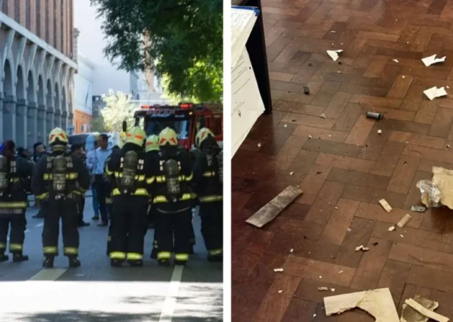 Así quedó el agente herido por la bomba en la Escuela Superior de Gendarmería: imágenes sensibles