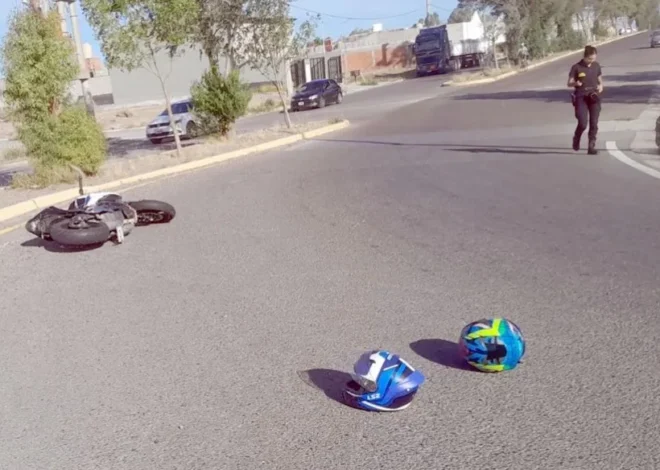 Trelew: Cinco motociclistas heridos en una semana de choques 
