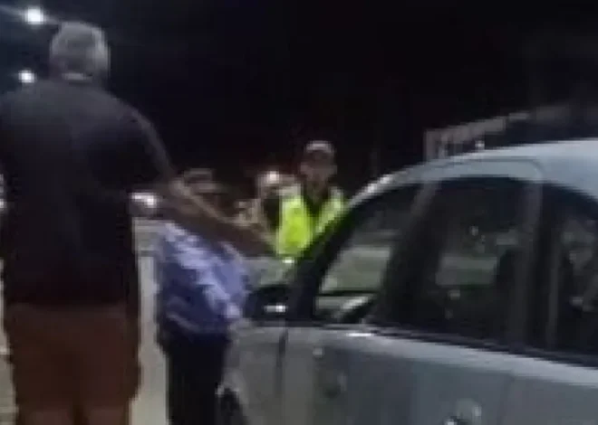 Intentó evitar una infracción y terminó en la comisaría