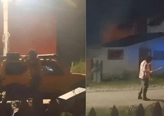 Detuvieron a un hombre por daños y amenazas de muerte: estaba armado