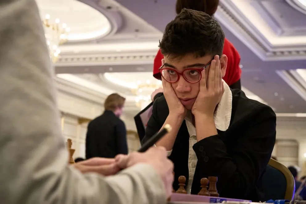 Faustino Oro debutó con un triunfo en Rusia