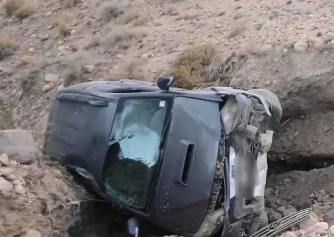 Neuquén: un hombre volcó cerca de Chos Malal y resultó herido