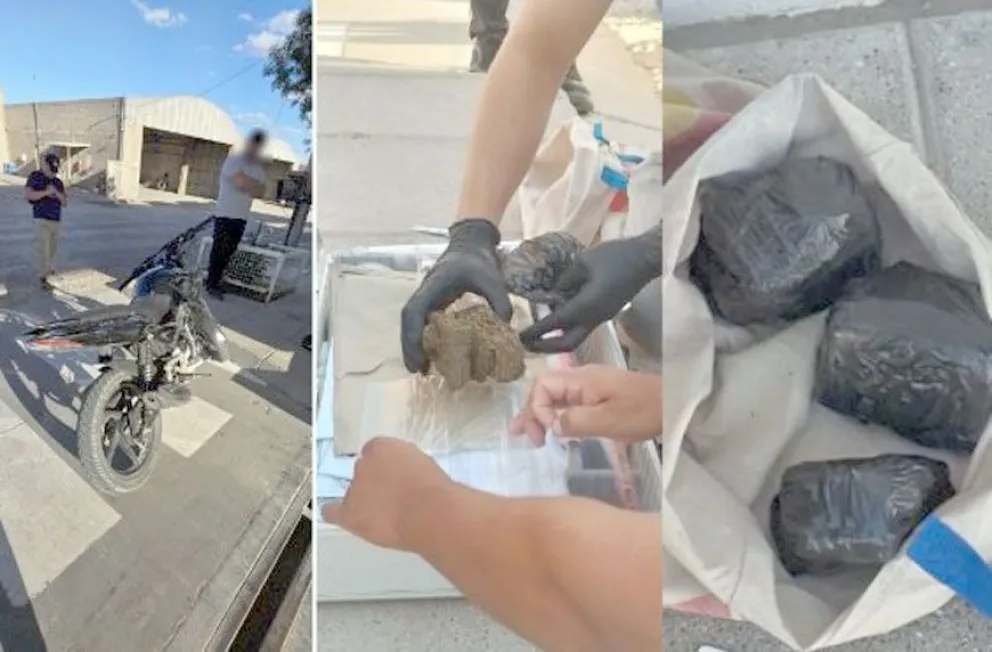 Demoran a sospechoso en estación de servicio de Trelew con una moto robada y droga