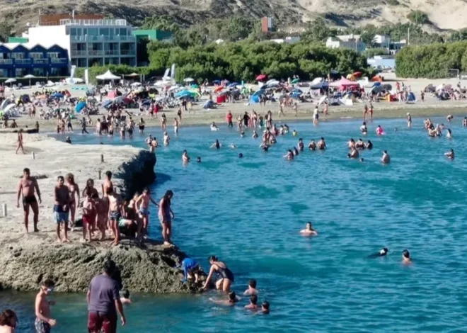 Un turista francés se arrojó de la restinga en Puerto Pirámides y fue hospitalizado