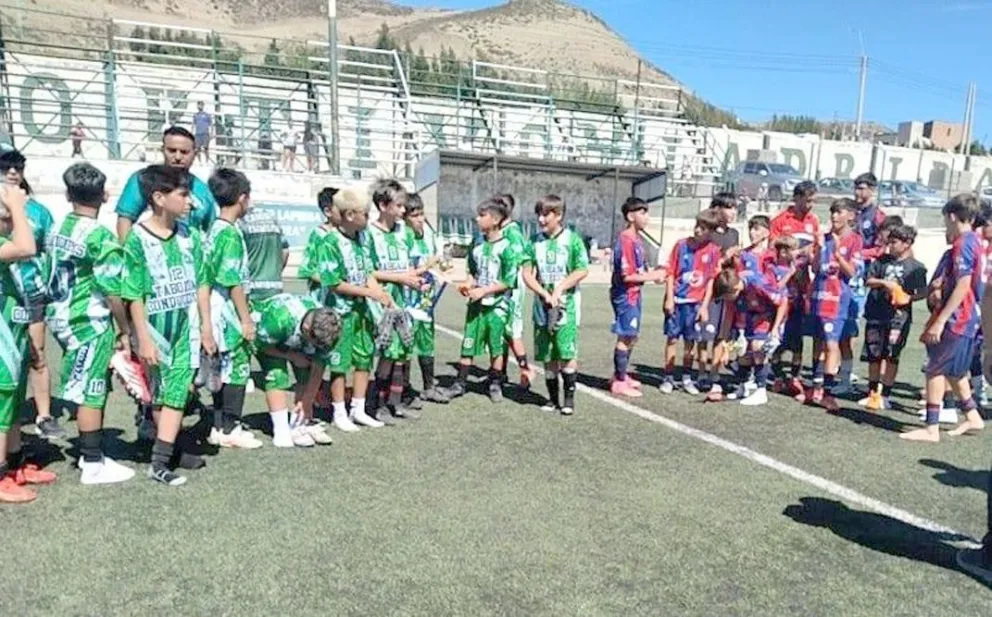 Los chicos de USMA festejaron en Laprida 