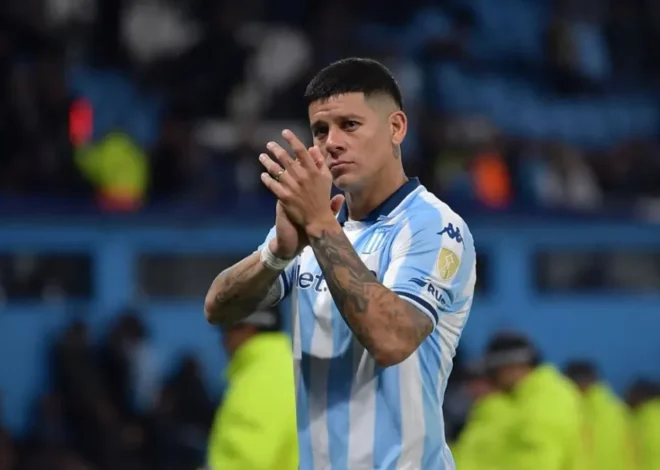 Marcos Rojo sufrió un desgarro y será baja en Racing Club