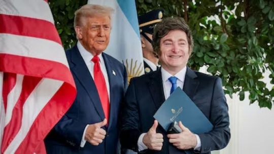 Récord absoluto: el detalle de las 14 visitas de Milei a Trump