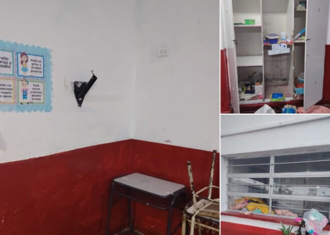 Robaron un ventilador y causaron destrozos en una escuela de Aguilares