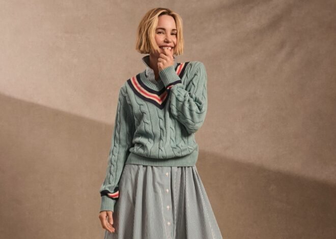 Leslie Bibb redefine el estilo preppy para Brooks Brothers