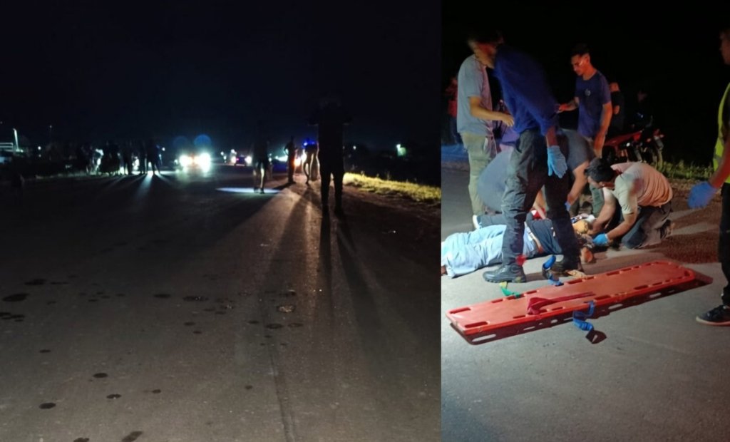 Una adolescente de 15 años que manejaba una moto chocó a un peatón en una ruta santiagueña