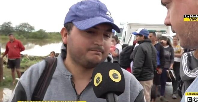 El duro testimonio de un vecino de La Madrid: además de perder todo, tuvo que dejar a sus dos perritos