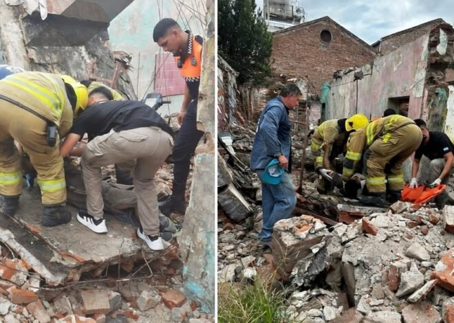 Concepción: tres obreros heridos tras el derrumbe de una losa en una obra