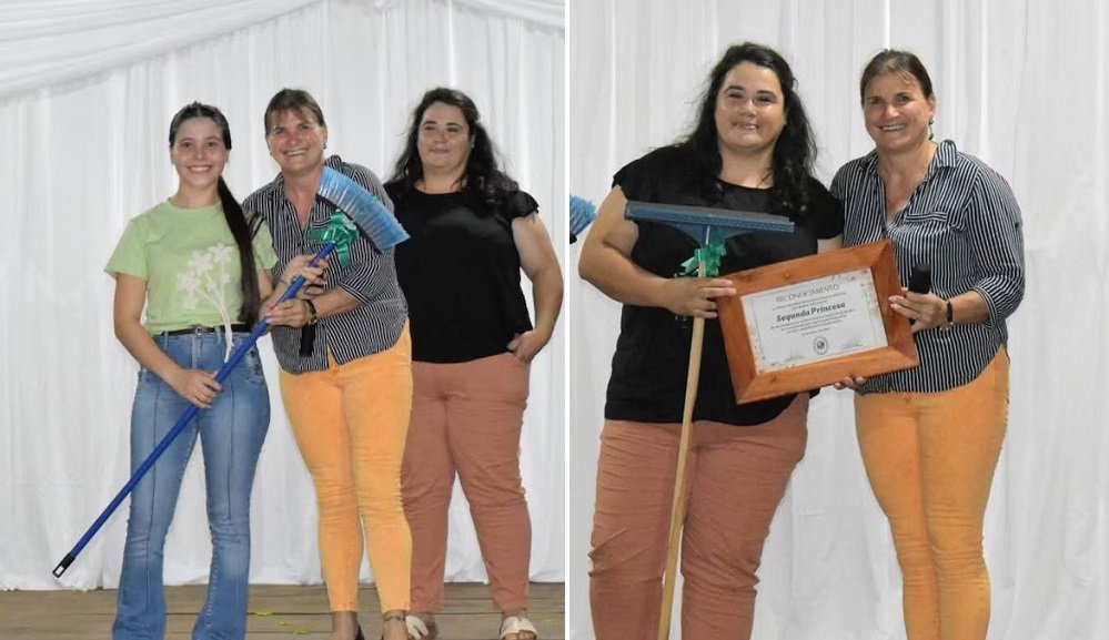 Polémico festejo por el Día de la Mujer en Misiones: un municipio entregó baldes, escurridores y escobas como premios