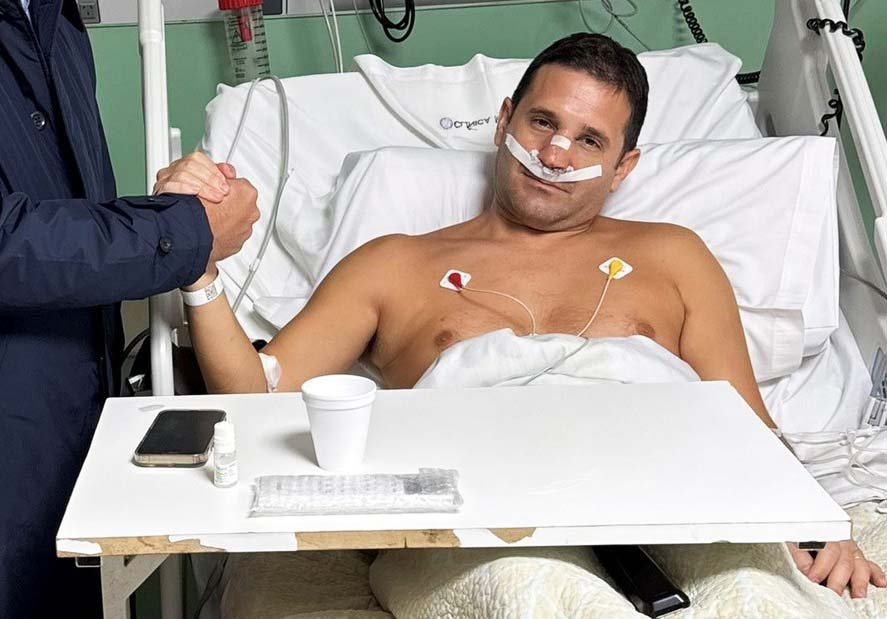 Operan a Federico Pelli: la primera foto del diputado en la Clínica Mayo