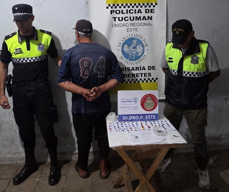 Un vendedor de drogas de 61 años fue apresado en Alderetes en medio de un tenso enfrentamiento con vecinos