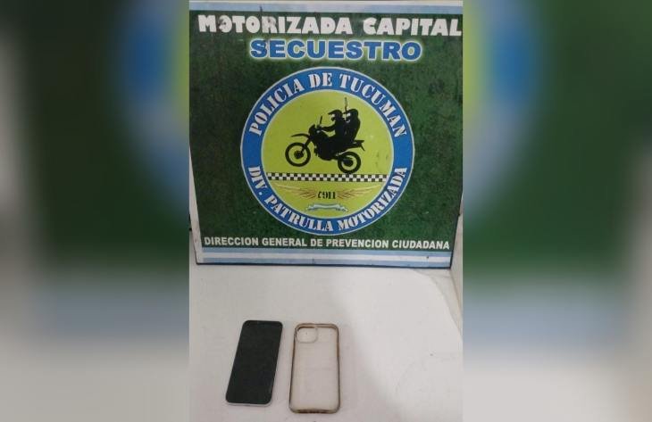 Recuperan en La Bombilla un iPhone robado en avenida Colón y Lavalle