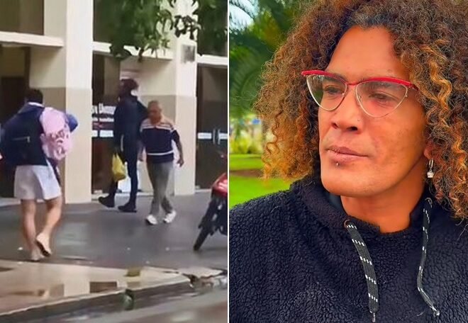 Tras los episodios de violencia, la trans Celeste asistió a una iglesia en San Miguel de Tucumán