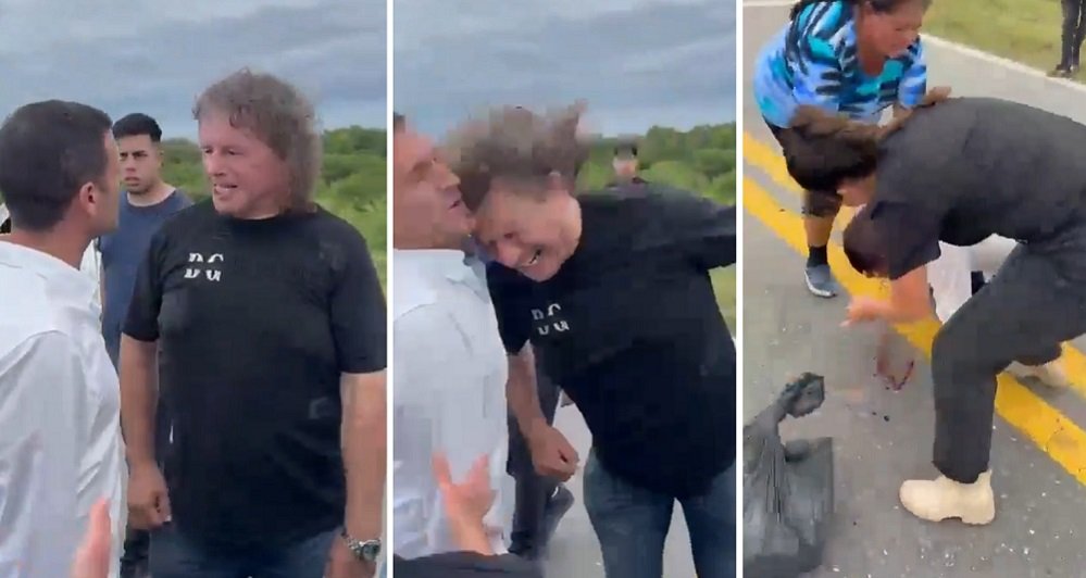 El diputado Federico Pelli de LLA fue agredido con un brutal cabezazo por un puntero peronista en La Madrid