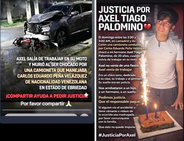 Un joven de 20 años volvía de trabajar a la madrugada y murió atropellado por una camioneta Ford Territory en el cruce de Lamadrid y avenida Colón