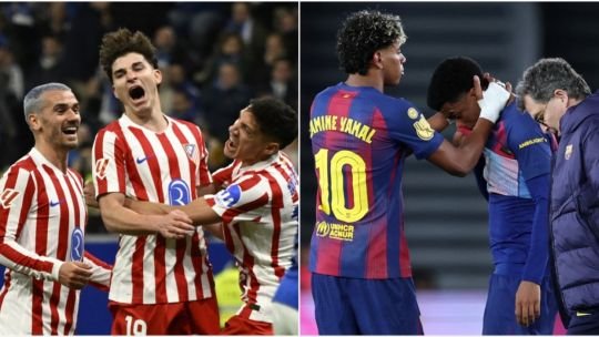 Barcelona lo dio todo, pero no le alcanzó: Atlético de Madrid se sostuvo al resultado de la ida y se metió en la final de la Copa del Rey Barcelona lo dio todo, pero no le alcanzó: Atlético de Madrid se sostuvo al resultado de la ida y se metió en la final de la Copa del Rey