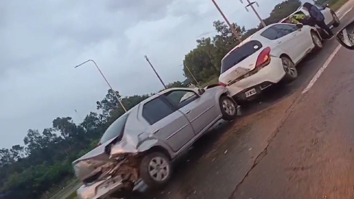 Cuádruple choque en ruta 66: hay importantes daños materiales y demoras en el tránsito