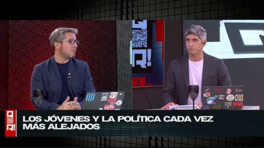 “Los jóvenes no rechazan la política, solo la ven lejana”, dijo Facundo Cruz en “QR!”