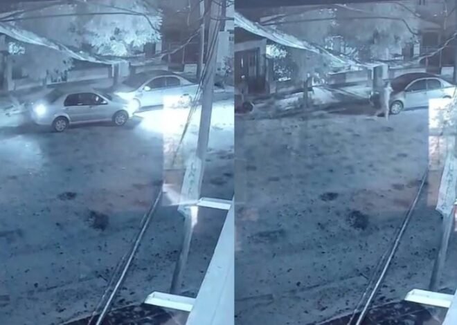 Chocó, se dio a la fuga y quedó grabado: así fue el impactante choque en Alto Comedero