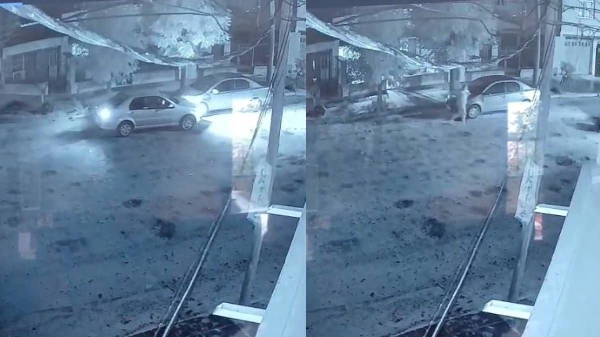 Chocó, se dio a la fuga y quedó grabado: así fue el impactante choque en Alto Comedero