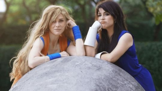 Lilia Lemoine y Candela Vidal se disfrazaron de Dragon Ball