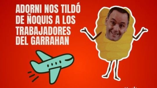 Los trabajadores del hospital Garrahan se acordaron de Adorni en su peor momento