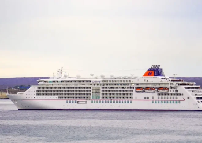 Temporada de cruceros: El Europa 2 arribó a Puerto Madryn 