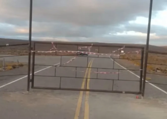 Insólito: En plena ruta provincial de Chubut instalan una tranquera y denuncian que hay familias aisladas