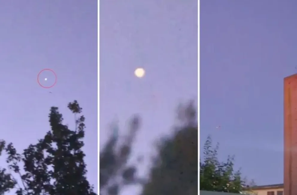 ¿Persecución OVNI en Río Gallegos? Un avión tras una extraña esfera de luz