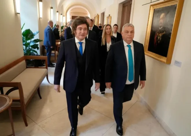 Javier Milei se reunió con Víktor Orban en Budapest