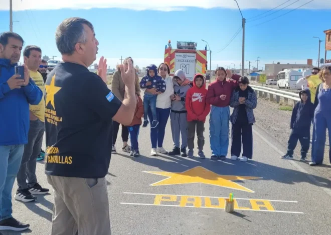Comodoro ya tiene 17 Estrellas Amarillas que buscan concientizar y recordar a fallecidos en accidentes viales