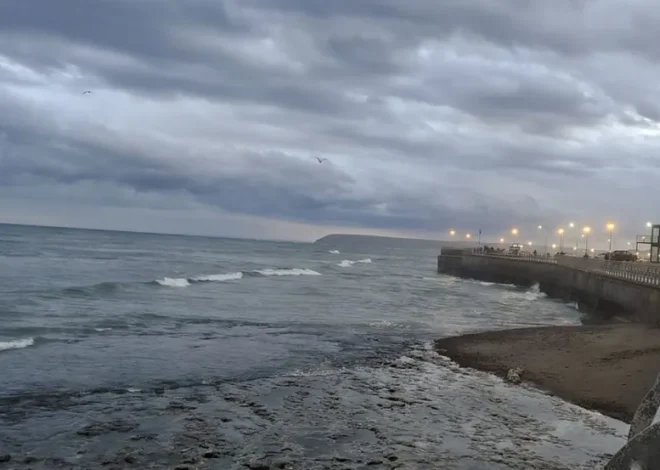 Domingo con lluvias y descenso de temperatura en Comodoro Rivadavia y Rada Tilly