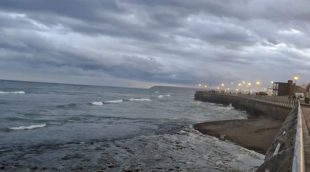 Domingo con lluvias y descenso de temperatura en Comodoro Rivadavia y Rada Tilly