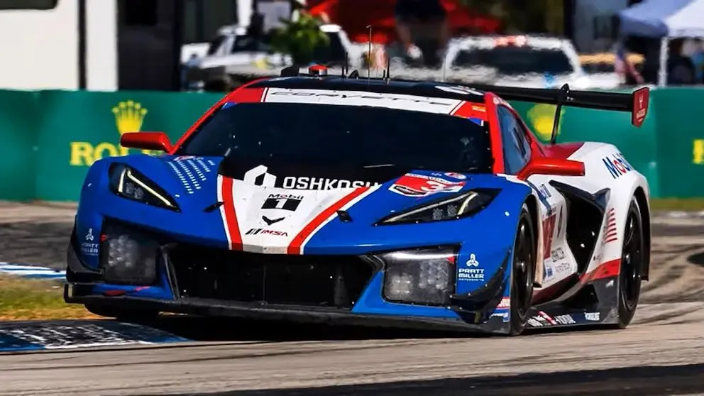 El argentino Nicolás Varrone alcanzó el podio con Corvette en las 12 Horas de Sebring