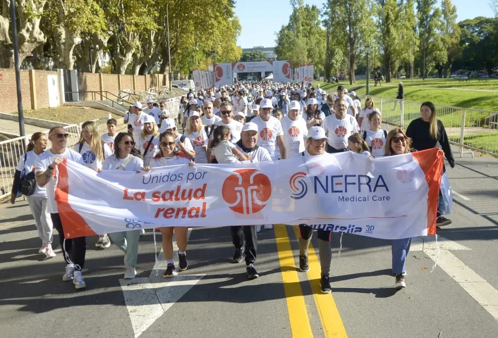 Más de 600 personas caminaron por la salud renal en Puerto Madero