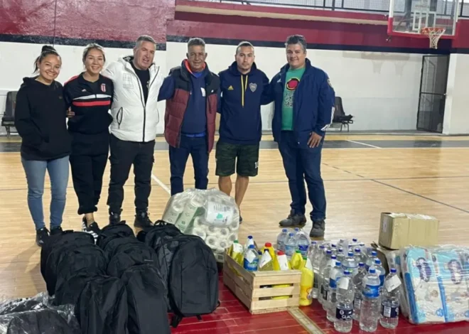 Donaciones de River Solidario llegaron a Comodoro para asistir a familias afectadas en Cerro Hermite