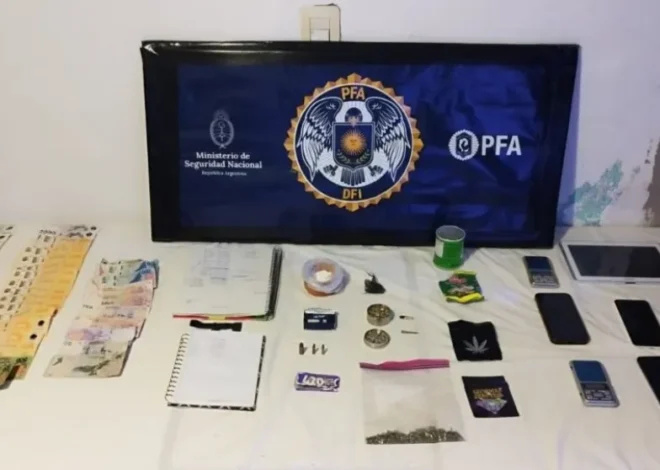 Desarticulan un punto de venta de estupefacientes en Madryn