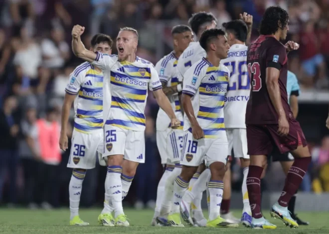 Boca hizo su mejor partido y goleó a Lanús