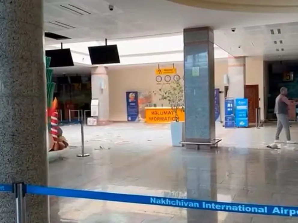 Irán atacó con drones el aeropuerto y una escuela en Azerbaiyán