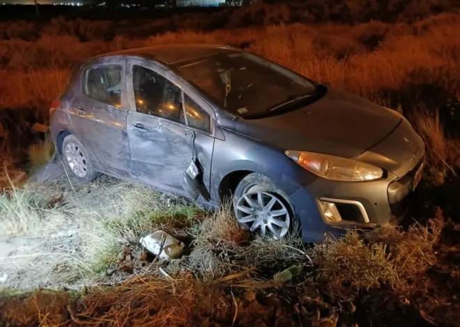 Accidente en Ruta 3 frente al Cenotafio dejó una mujer lesionada