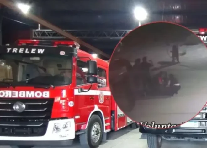 Bomberos de Trelew salvaron a una beba que se ahogaba con leche